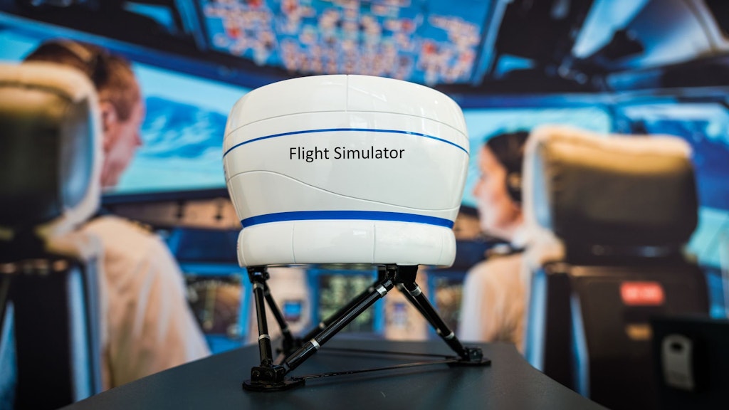 Flugsimulator Flugbetrieb