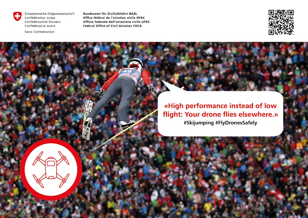 High performance instead of low flight: Your drone flies elsewhere. - #FlyDronesSafely