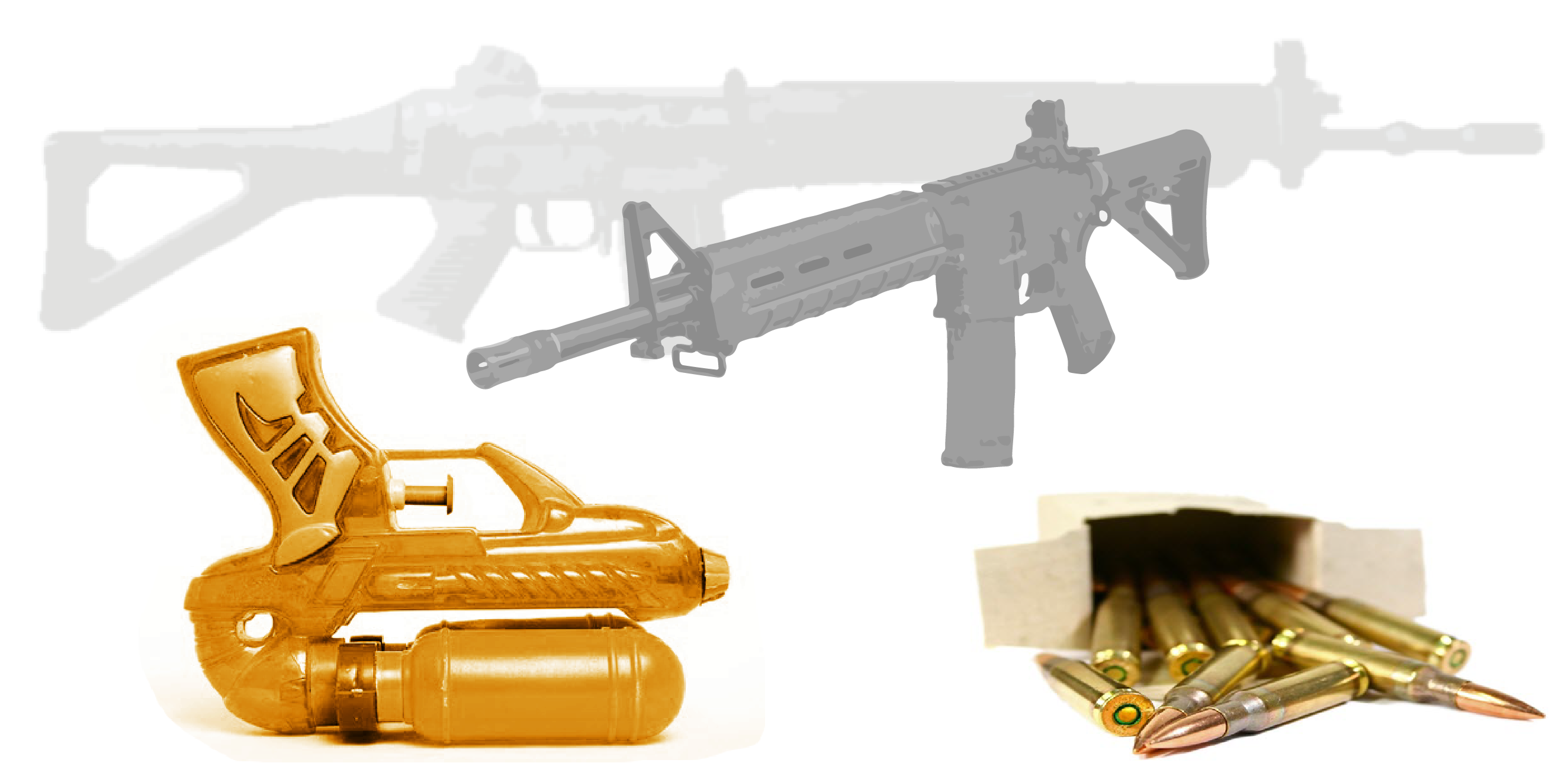 Armes et pistolets à eau