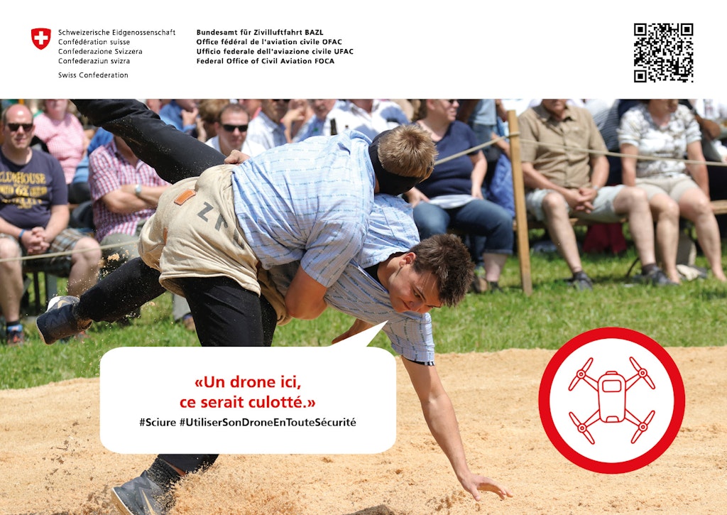 Un drone ici, ce serait culotté. - #UtiliserSonDroneEnTouteSécurité 